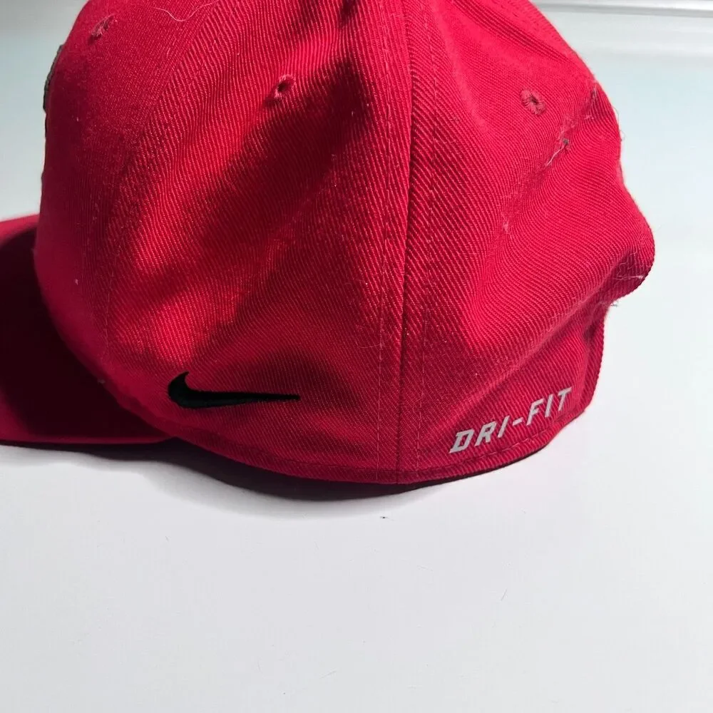 Ohio State Buckeyes Hat Mens Red Nike Classic99 Dri Fit Adjustable NCAA Cap